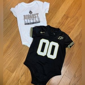 Purdue Football Jersey & Onesie (3-6month)